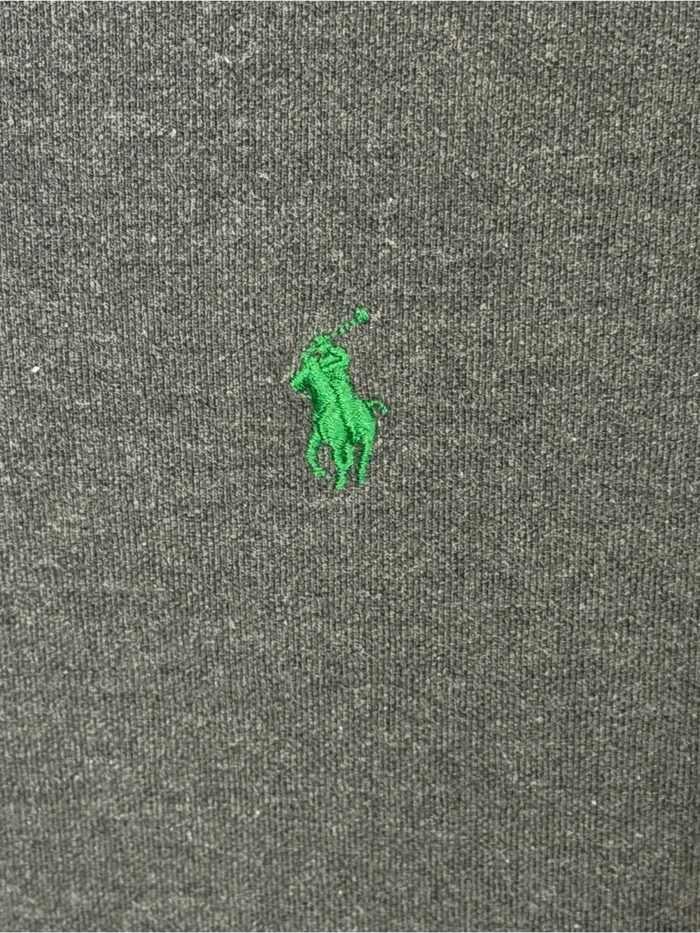 Polo Ralph Lauren Men’s XL Classic Fit Charcoal Gray Polo Shirt Green Pony